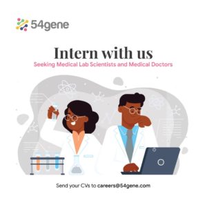 54GENE INTERNSHIP OPENING